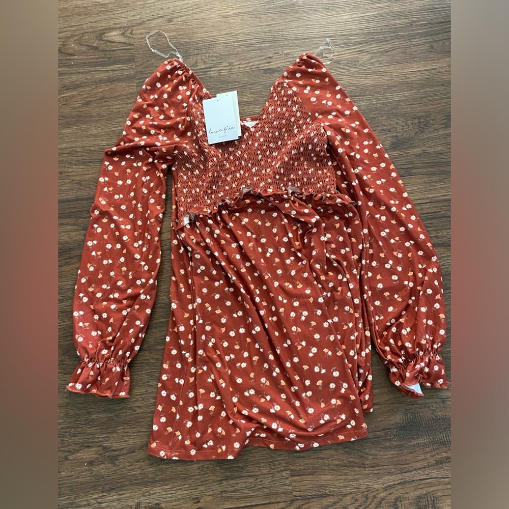 Love, life flower dress